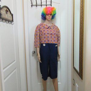Clown Costume fits lady small/ Medium